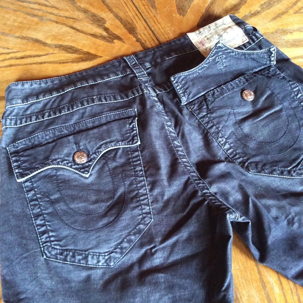 Black denim True Religion Ricky Jeans